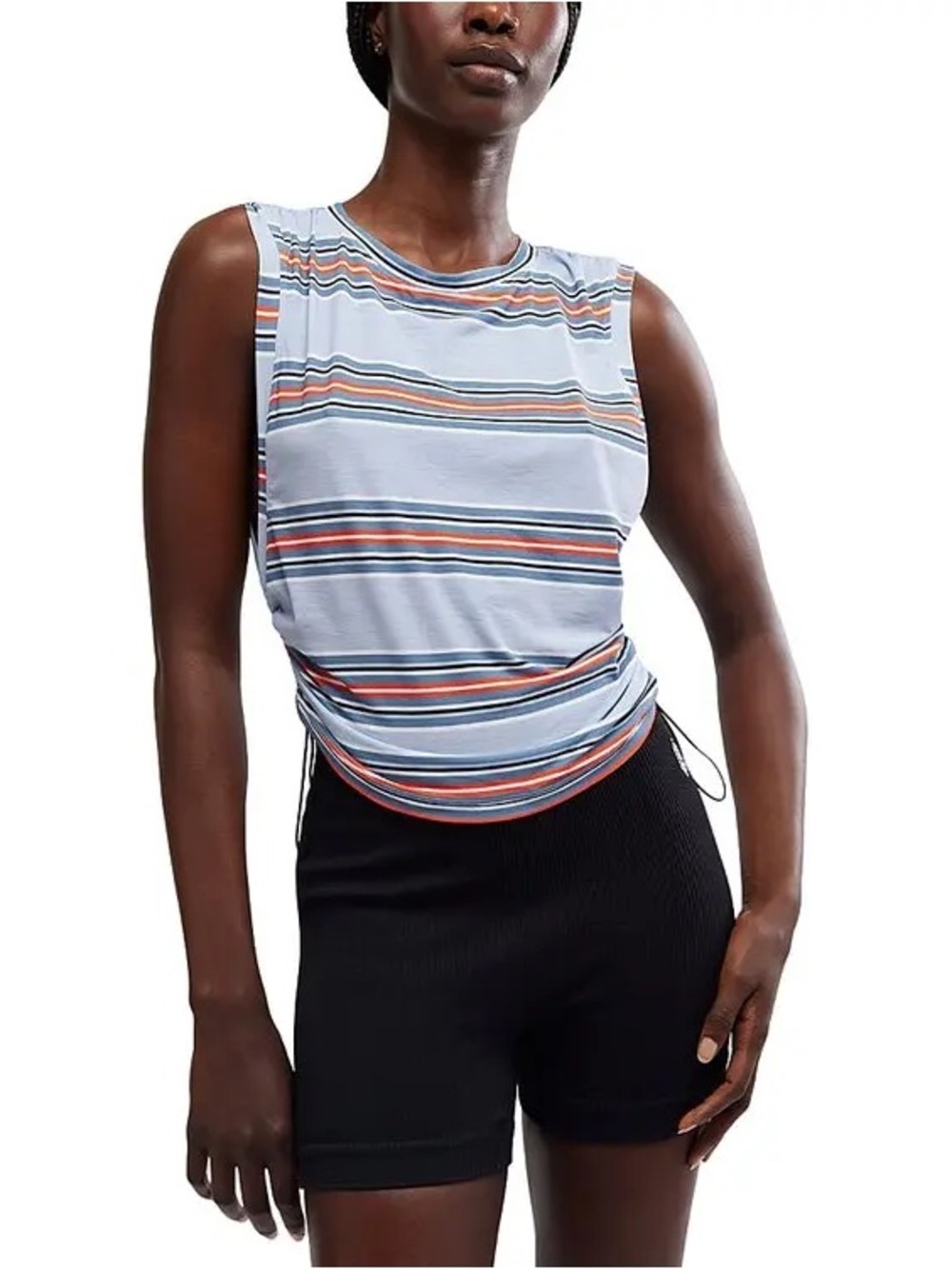 Free People Sport Mode Print Muscle Top Size Medium
